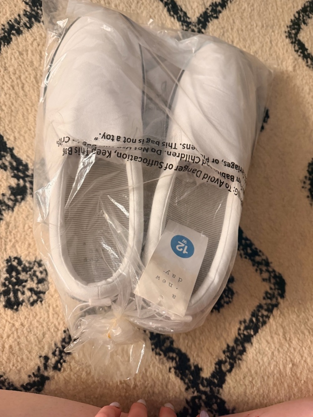 White Slip-On Shoes